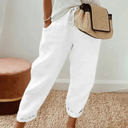 MARTINA - Bequeme Hose mit Kordelzug