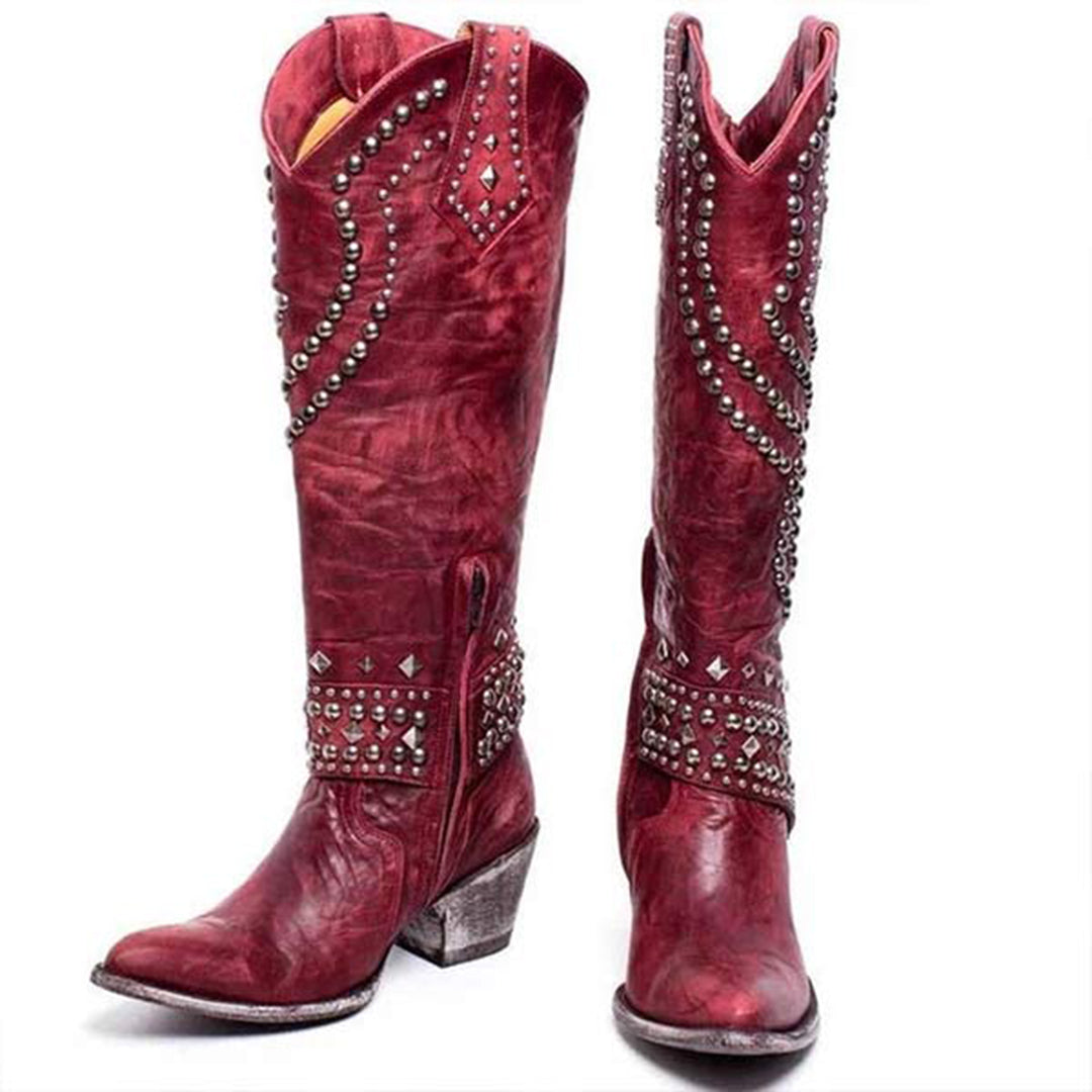 Lifaa - Gemütliche Cowboystiefel für Frauen
