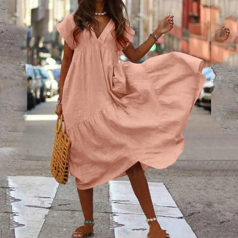 Winona - Lockeres elegantes Kleid für verschiedene Anlässe