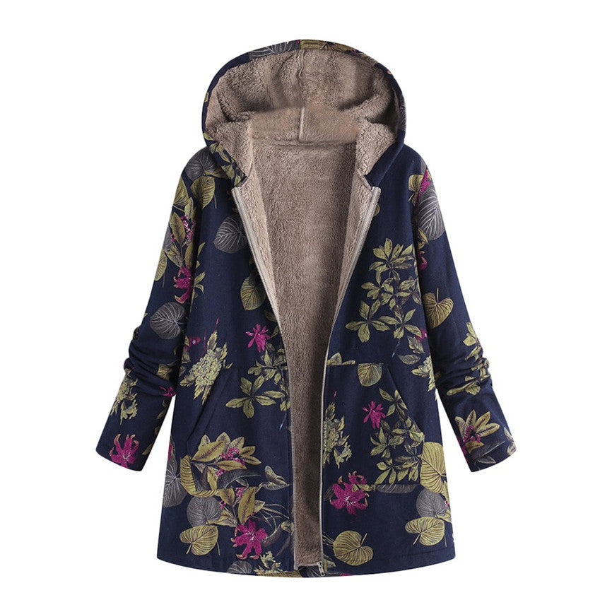 Vintage gemusterte Jacke