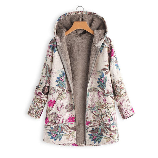 Vintage gemusterte Jacke
