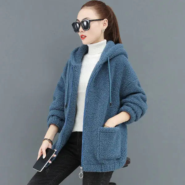 Lara - Fleecejacke mit Kapuze für Frauen