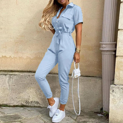 Zoe - Stylischer Jumpsuit mit Knöpfen für Frauen