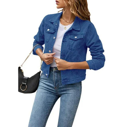 Denim Jacket Ladies - Stylisch - Langlebig und bequem - Perfekt für Frühling und Sommer