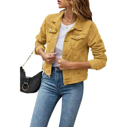Denim Jacket Ladies - Stylisch - Langlebig und bequem - Perfekt für Frühling und Sommer