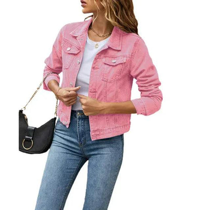 Denim Jacket Ladies - Stylisch - Langlebig und bequem - Perfekt für Frühling und Sommer