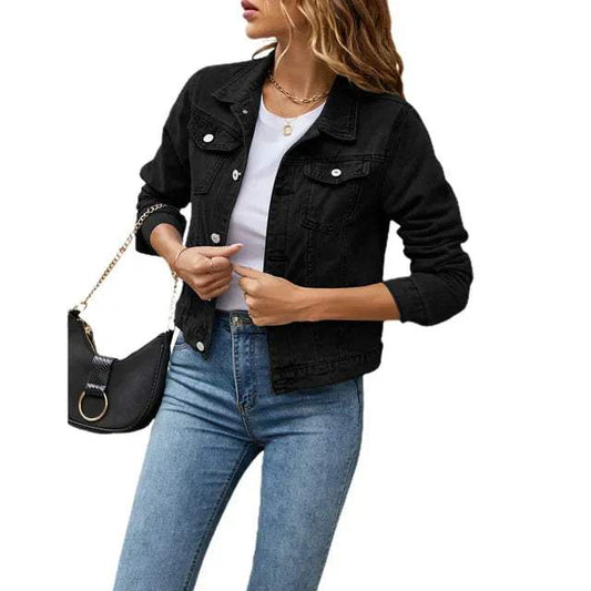 Denim Jacket Ladies - Stylisch - Langlebig und bequem - Perfekt für Frühling und Sommer