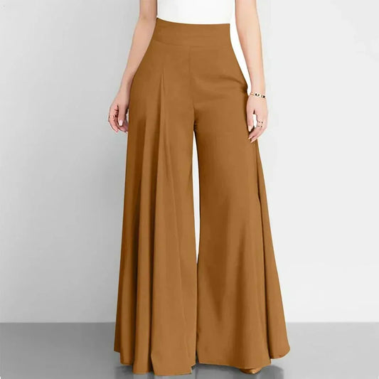 Elegante Hose-mit-hoher-Taille