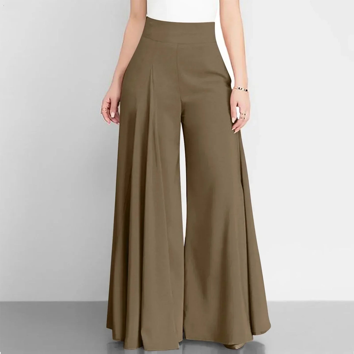 Elegante Hose-mit-hoher-Taille