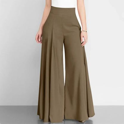 Elegante Hose-mit-hoher-Taille