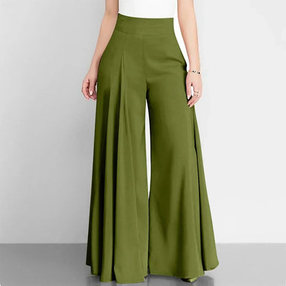 Elegante Hose-mit-hoher-Taille