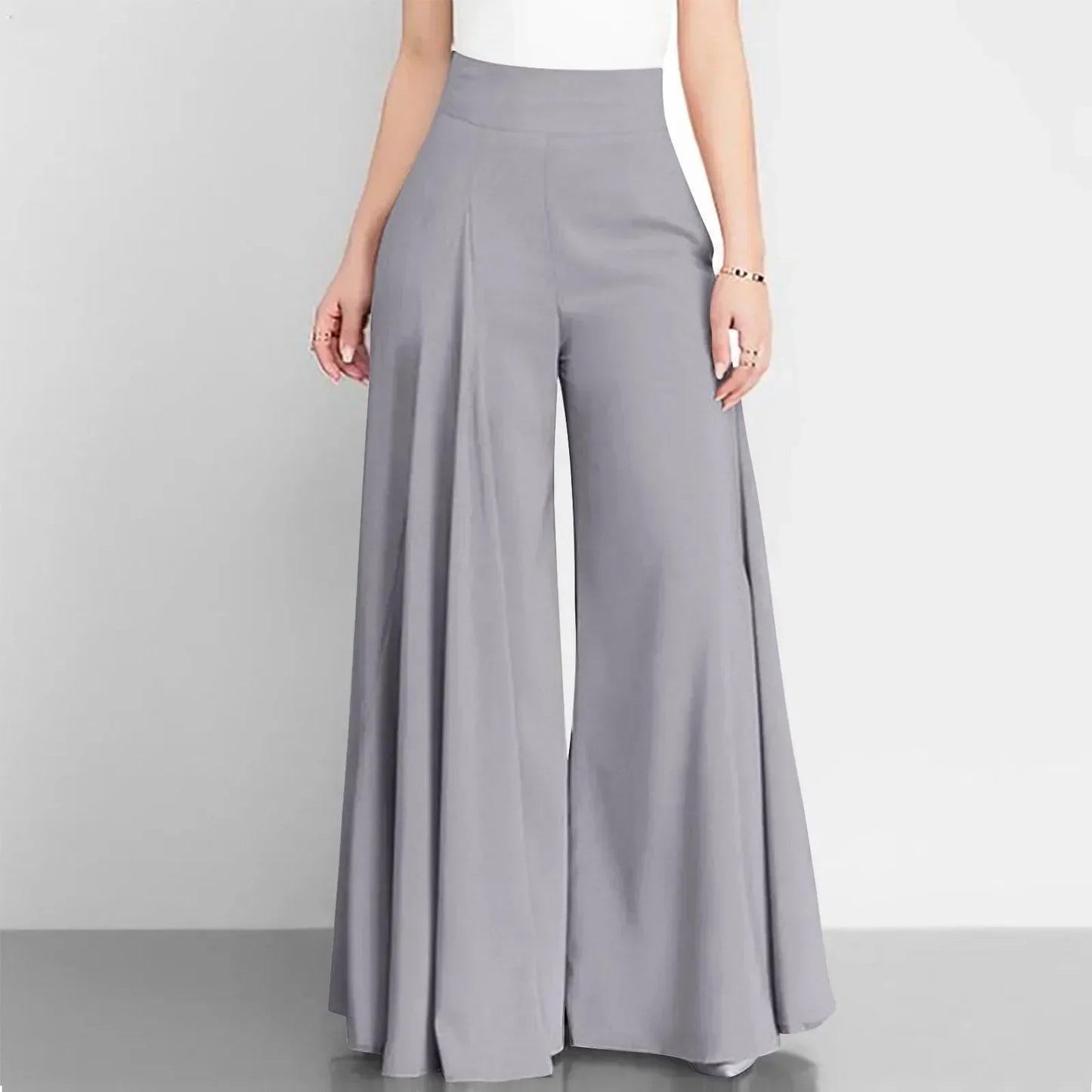 Elegante Hose-mit-hoher-Taille
