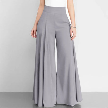 Elegante Hose-mit-hoher-Taille