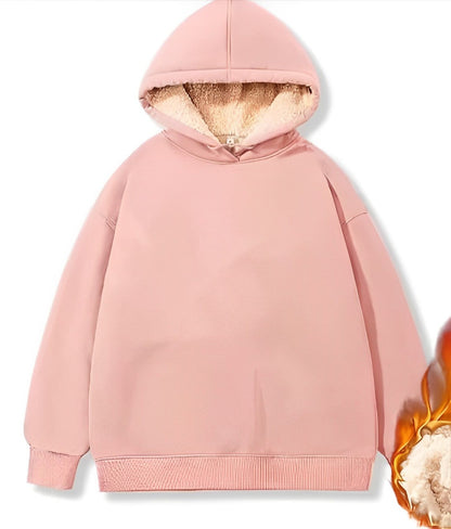 Mila - Kuschelige Sherpa Fleece Kapuzenjacke für Frauen