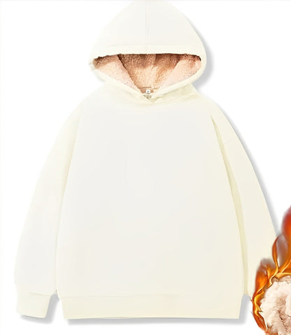 Mila - Kuschelige Sherpa Fleece Kapuzenjacke für Frauen