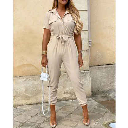 Zoe - Stylischer Jumpsuit mit Knöpfen für Frauen