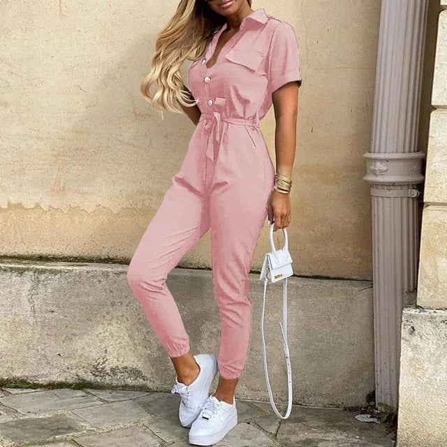 Zoe - Stylischer Jumpsuit mit Knöpfen für Frauen