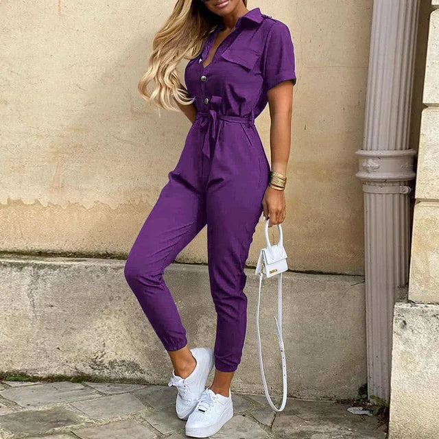Zoe - Stylischer Jumpsuit mit Knöpfen für Frauen