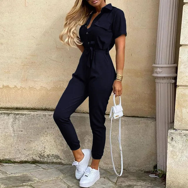 Zoe - Stylischer Jumpsuit mit Knöpfen für Frauen