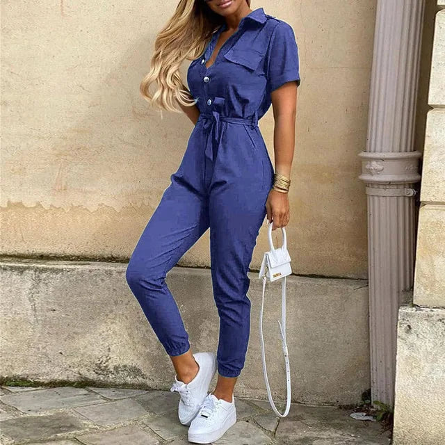 Zoe - Stylischer Jumpsuit mit Knöpfen für Frauen