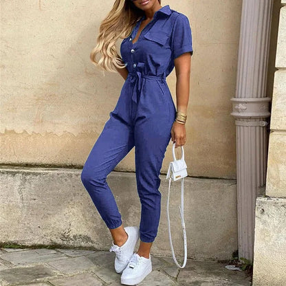Zoe - Stylischer Jumpsuit mit Knöpfen für Frauen