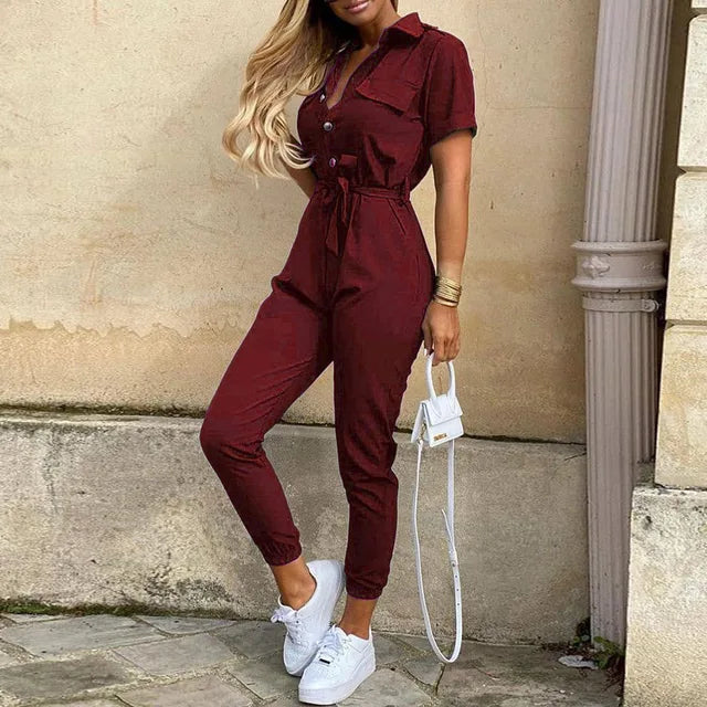 Zoe - Stylischer Jumpsuit mit Knöpfen für Frauen