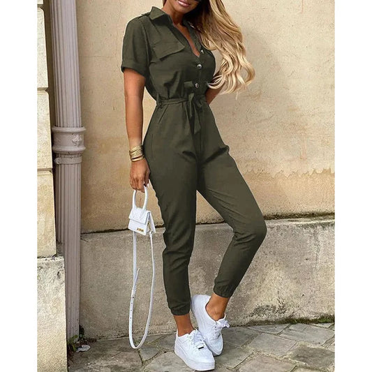 Zoe - Stylischer Jumpsuit mit Knöpfen für Frauen