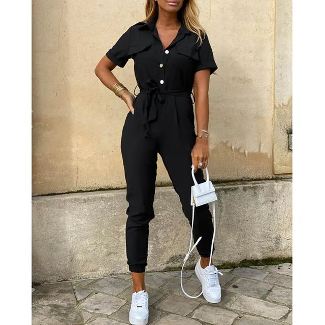 Zoe - Stylischer Jumpsuit mit Knöpfen für Frauen
