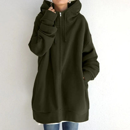 Winnie - Kuscheliger Long Hoodie für Frauen