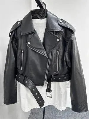 Kurze Lederjacke - Retro - Hochwertiges Leder - Perfekt für jede Gelegenheit