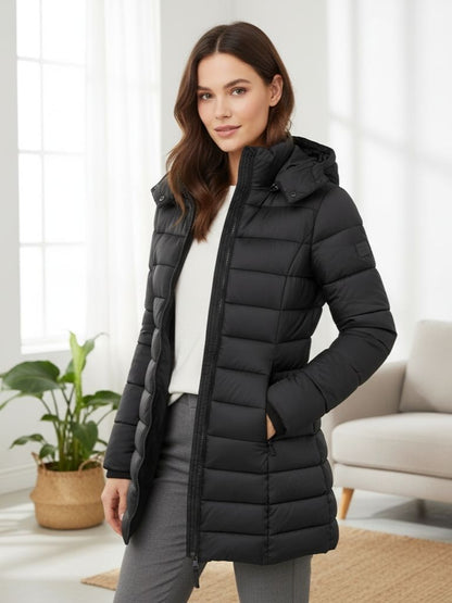 Zara | Schicke und bequeme Daunenjacke mit Kapuze für Damen