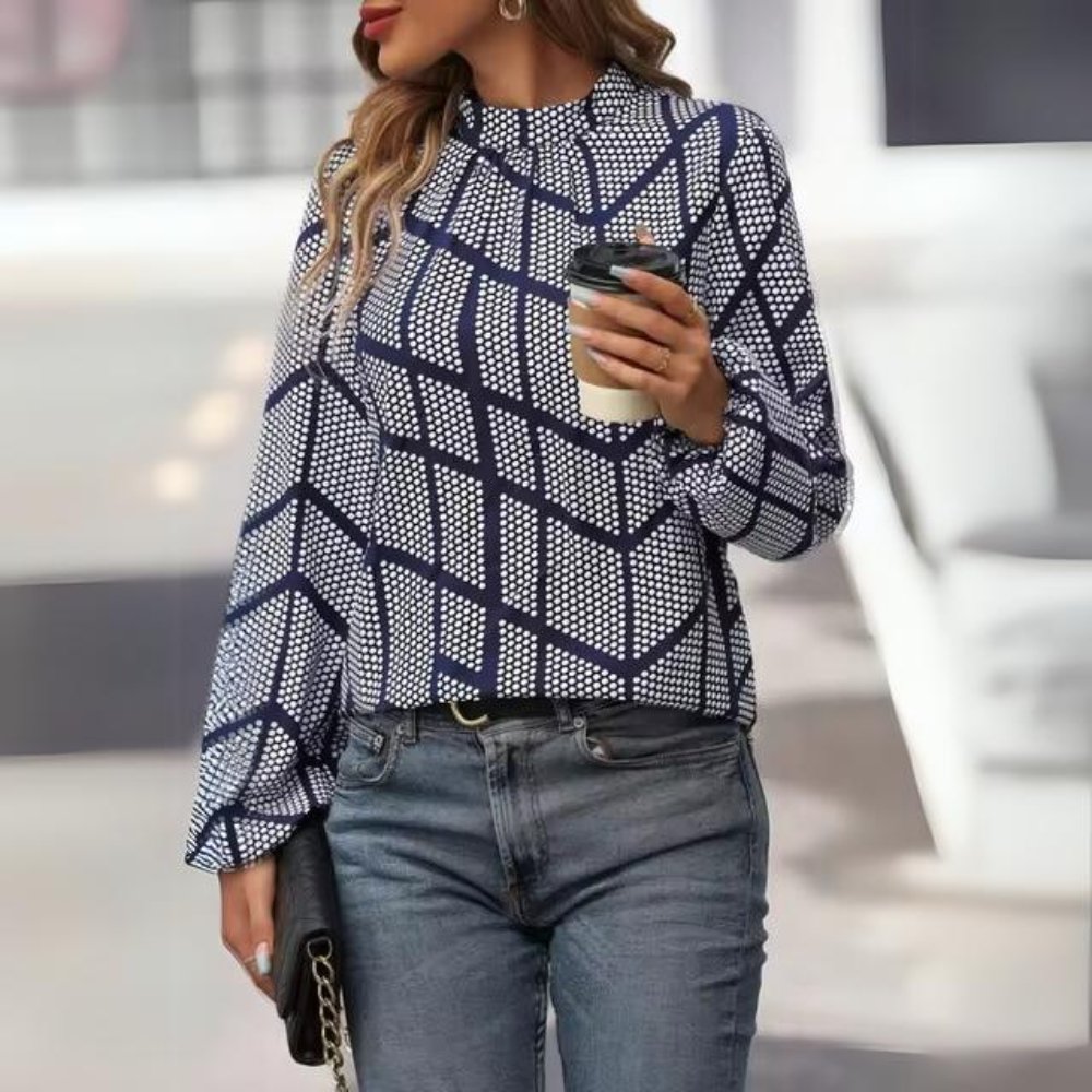Zosia - Elegante gefärbte Bluse