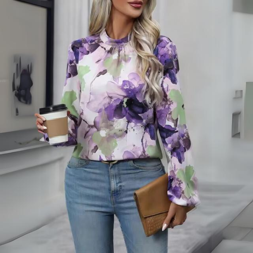 Zosia - Elegante gefärbte Bluse