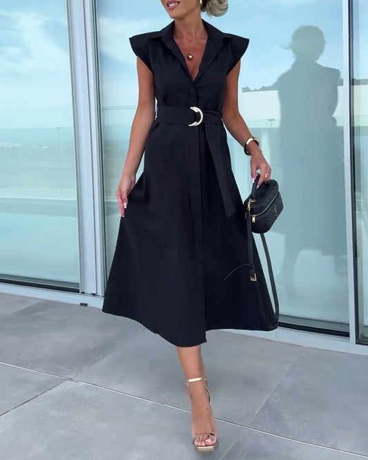 Kleid in A-Linie - Casual - Baumwollmischung - Perfekt für Sommerabende