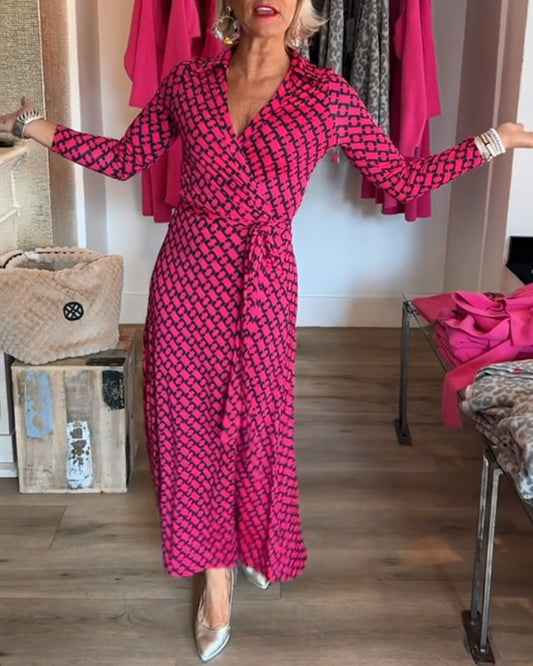 Kleid in A-Linie - Einfach - 35% Elasthan, 65% Polyester - Perfekt für Frühling und Herbst