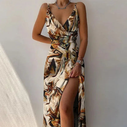 A-Linien-Kleid - einfarbig - Chiffon - perfekt für den Sommer