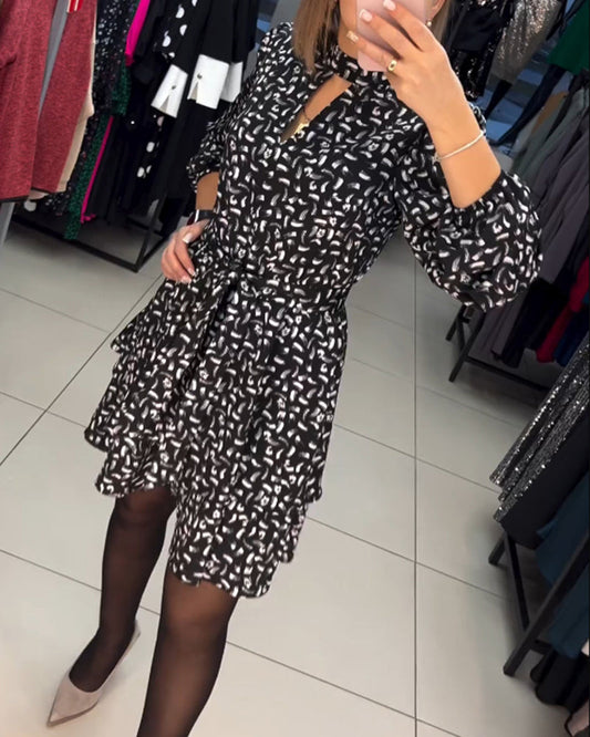 A-Linien Kleid - Elegant - Baumwollmischung - Perfekt für Frühling, Sommer und Herbst