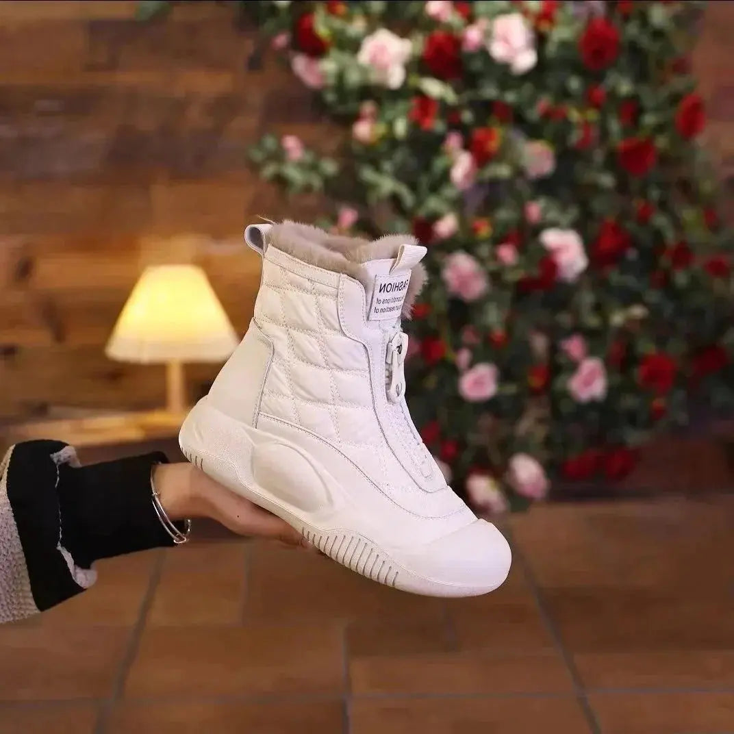 Zinnia - Moderne Pelzschuhe für Frauen