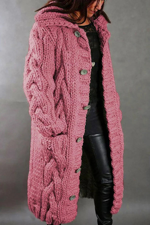 Miriam - Neue Weste in großen Größen Typ Strickjacke