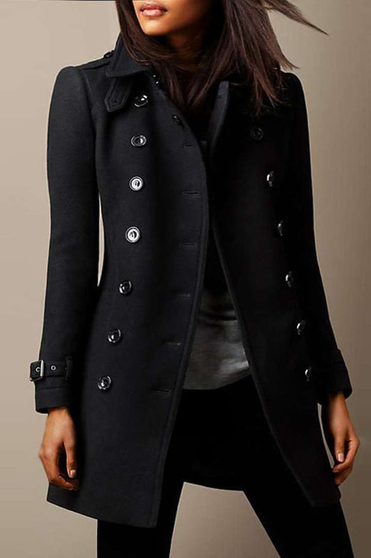 Bianca - eleganter langer Trenchcoat