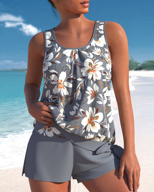 Tankini mit Blumendruck