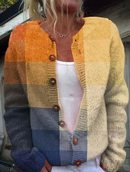 Roselind™ | Strickjacke mit Blumenmuster