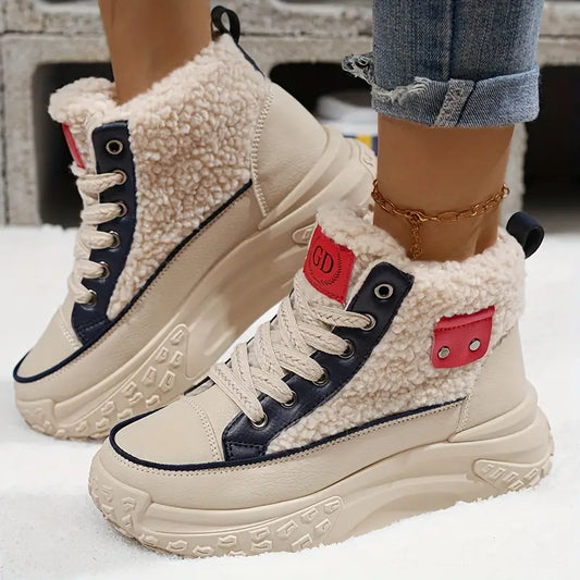 Stilvolle isolierte Schneestiefel für Frauen