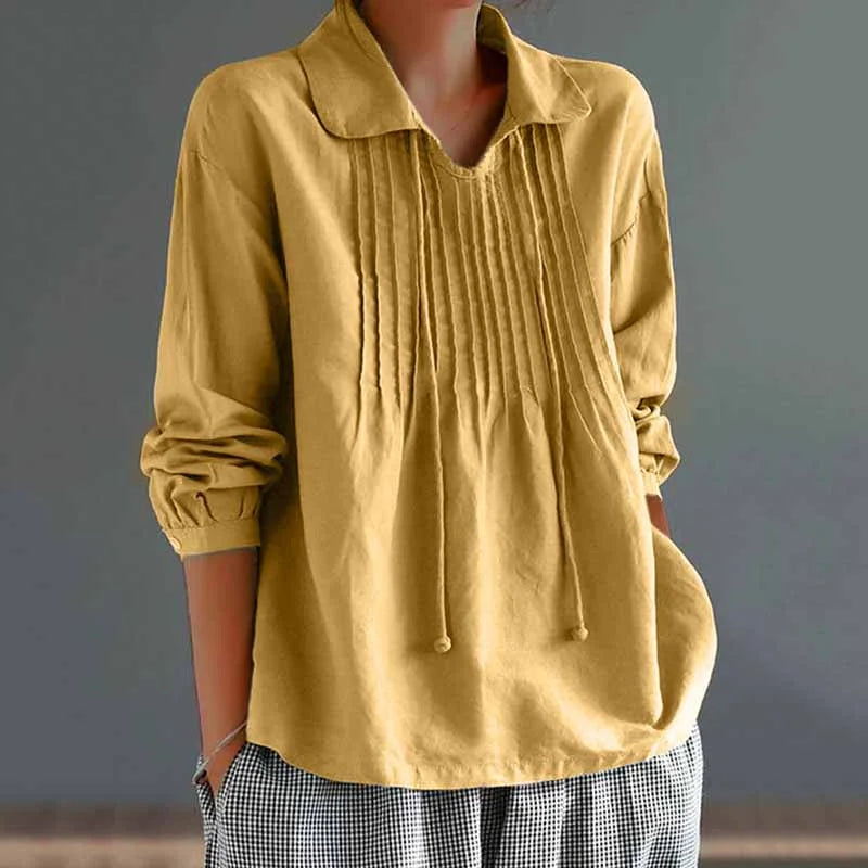 Leny - Plissee-Bluse für Frauen