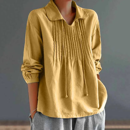 Leny - Plissee-Bluse für Frauen