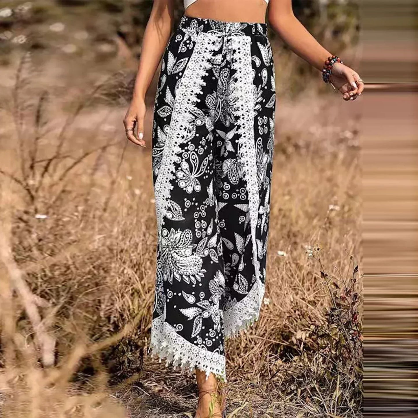 Elegante Spitzenhose