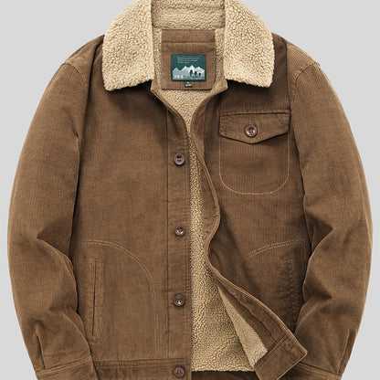 Sven | Warme Fleece-Knopfjacke