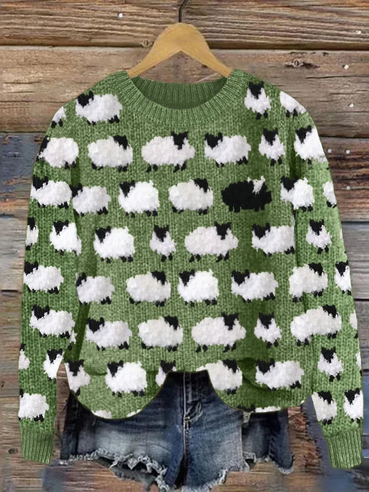 Bequemer Damen-Strickpullover