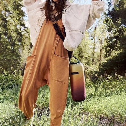 Marguerite - Overall mit weitem Bein