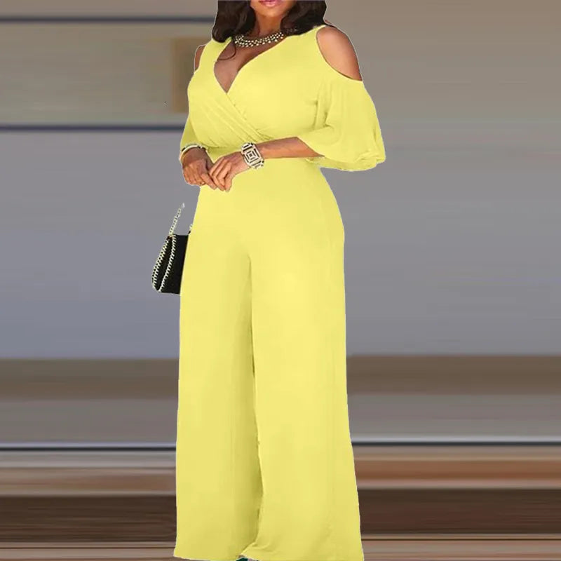 Clara - Jumpsuit mit hohlen Schultern